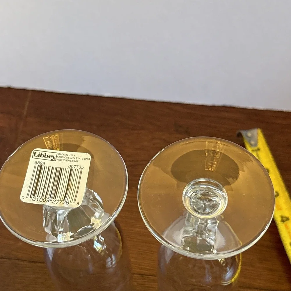 Libbey Glass Romance Champagne Flutes 9